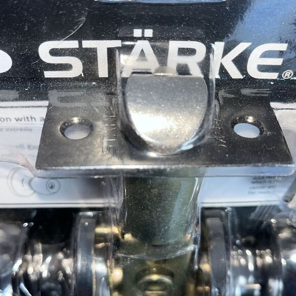 Starke dark colored style keyed entry door lock knob office entry w/2 keys - Picture 4 of 5